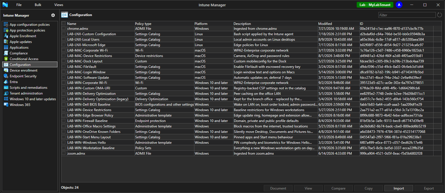 IntuneManagement on Windows